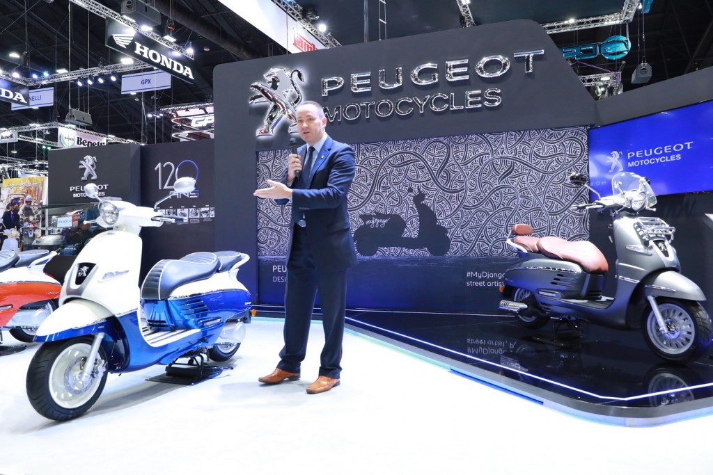 Peugeot Motorcycles พร้อมให้สัมผัสตัวจริง Django 150 ในงาน Motor Expo 2019