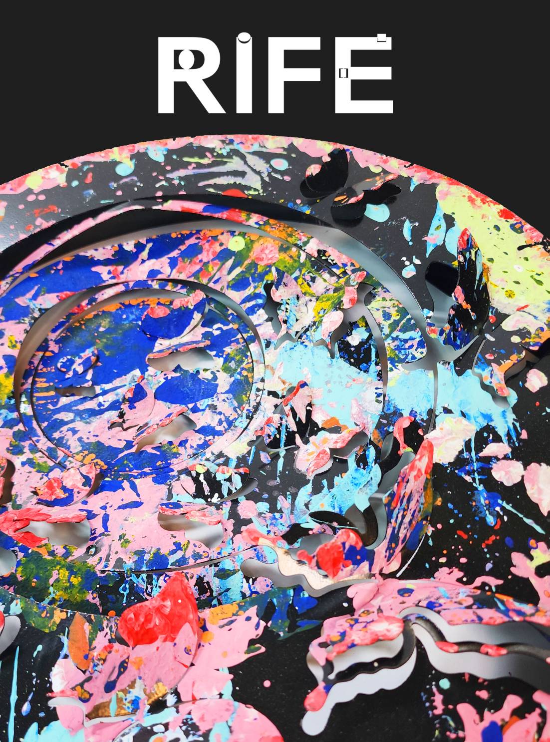 "RIFE" ถ่ายทอดอารมณ์งานโลหะให้มีจิตวิญญาณ สะท้อนเรื่องราวผ่านสีสันแนว Abstract